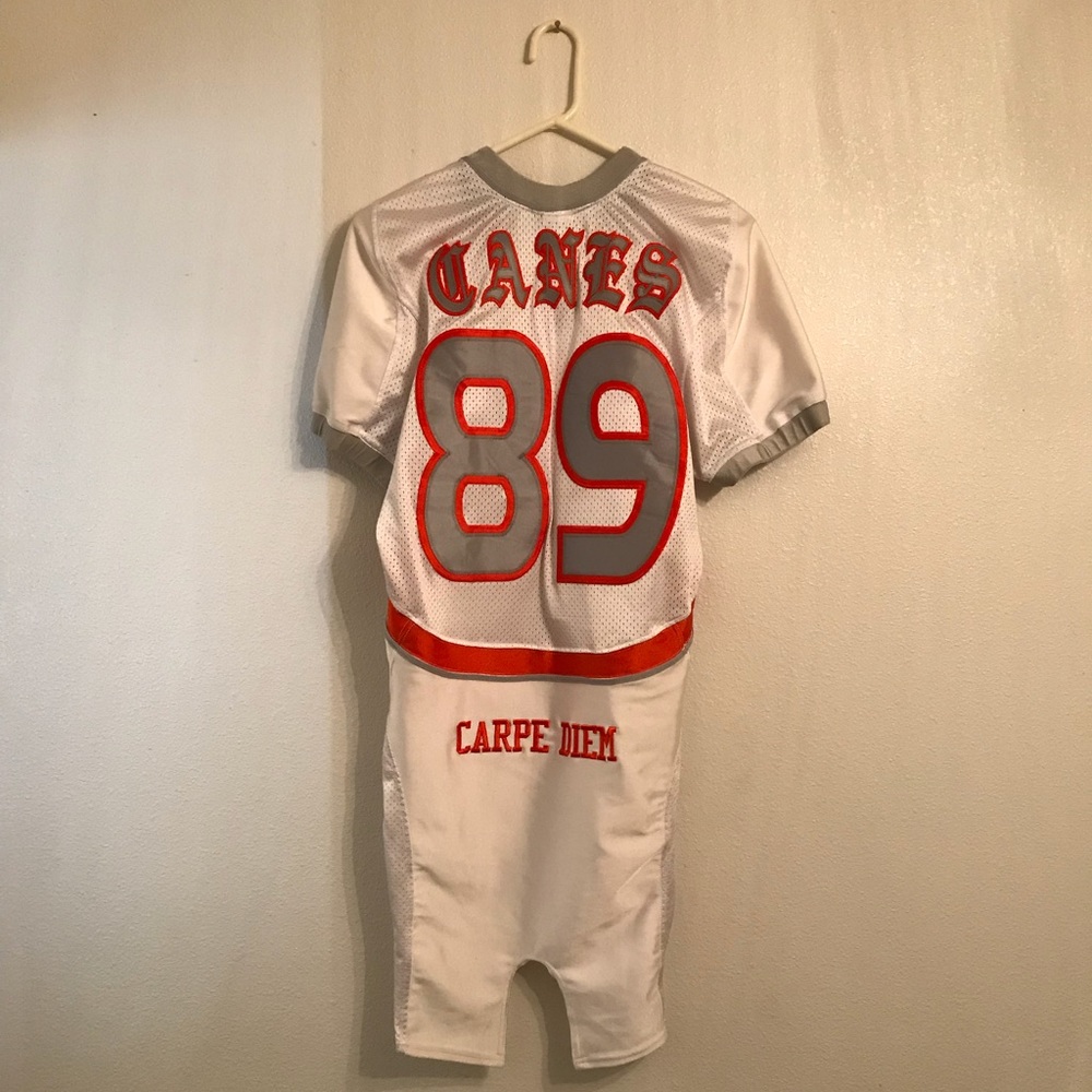 Canes Carpe Diem #89 Football Jersey Size Large