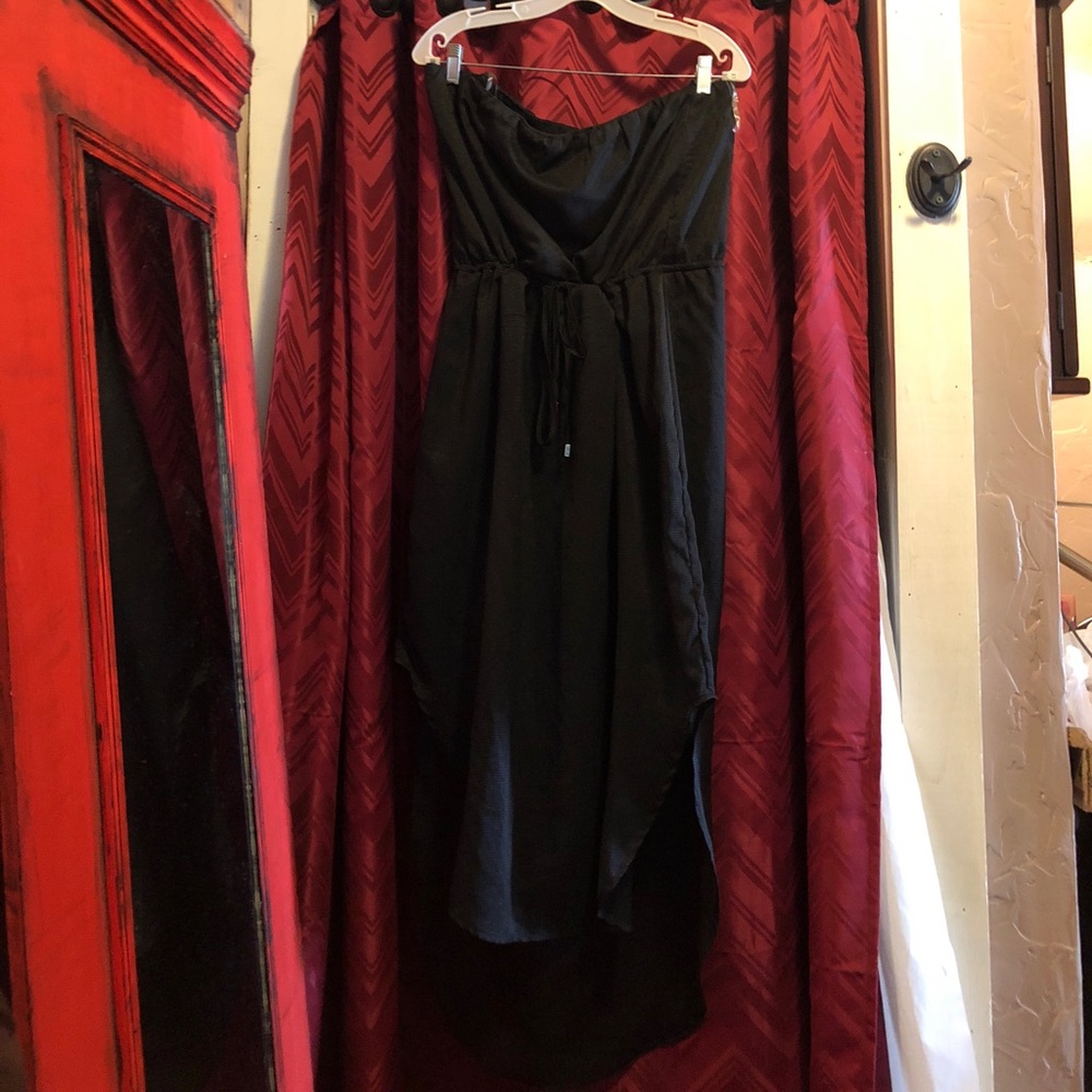NWT Bar III dress XL hi lo sleeveless strapless