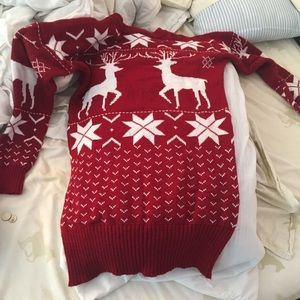 Christmas sweater dress