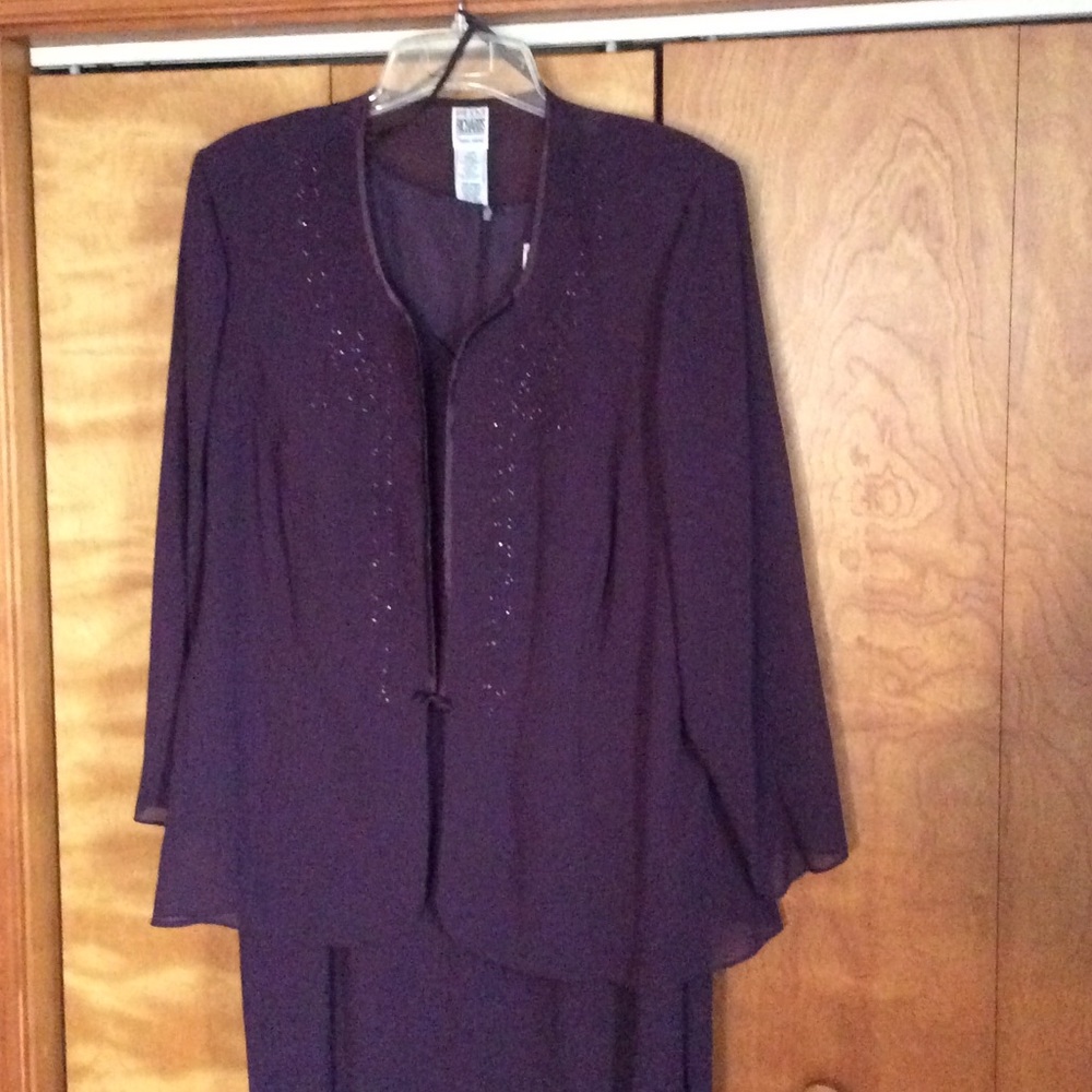 Plum Evening Dress