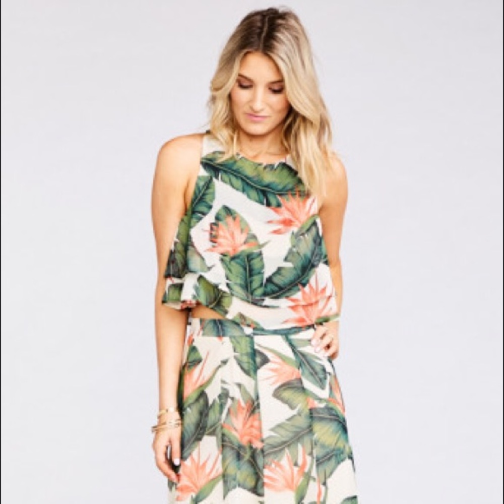 Show me your MuMu crop top, Paradise Found