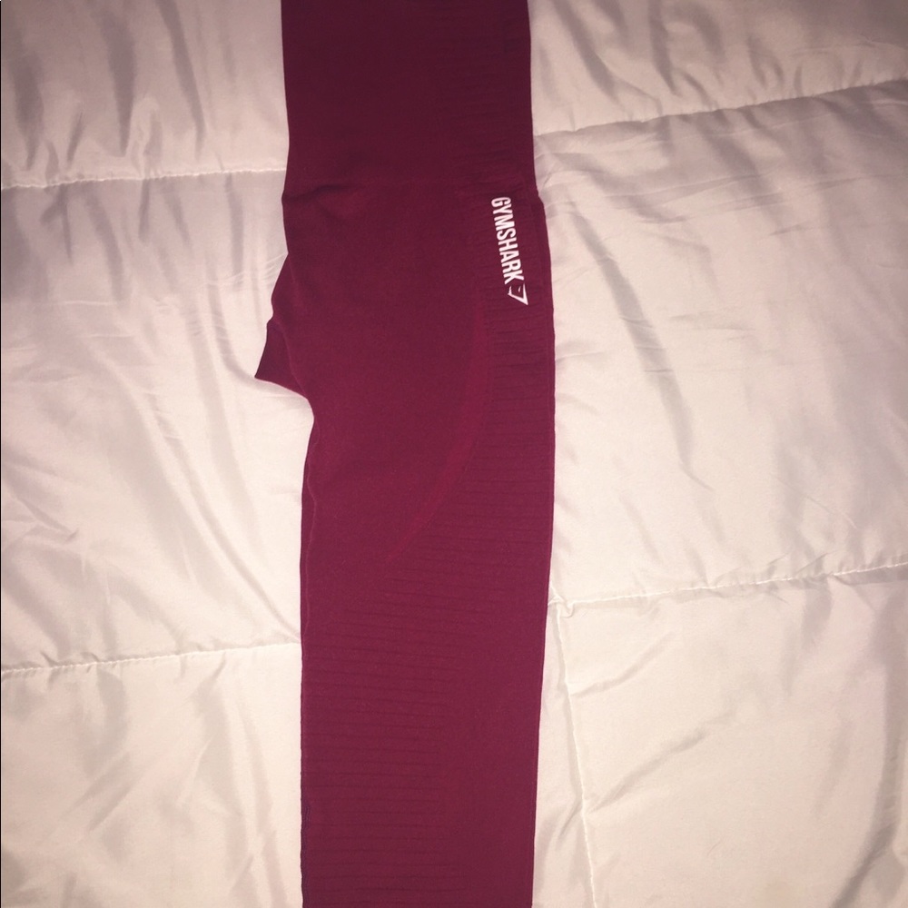 Gymshark seamless cropped leggings beat-marl