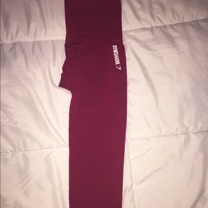 Gymshark seamless cropped leggings beat-marl