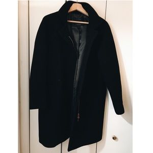 Stadium cloth wool coat