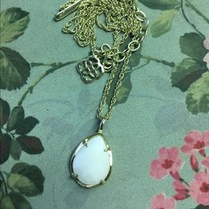 White Kendra Scott Necklace