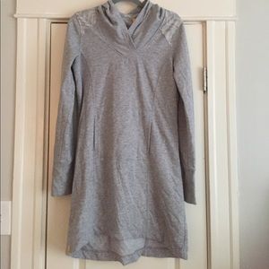 Super soft hooded sweatshirt dress