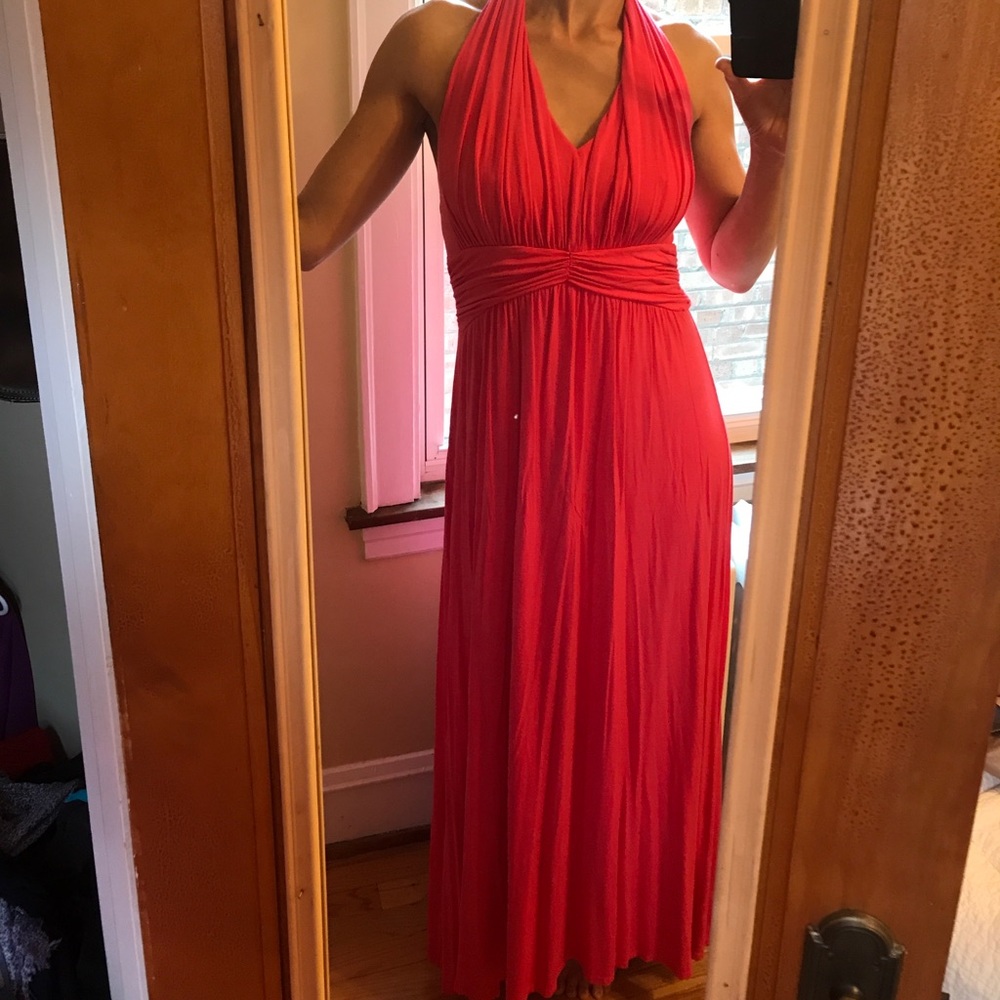 Maxi Express pink backless dress. Never worn!