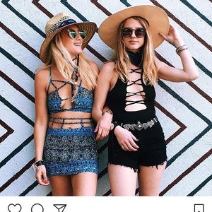 WHITE Emma and Sam Criss Cross Body Suit