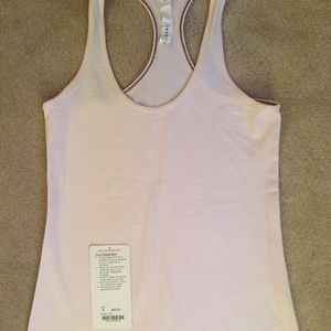 Lululemon Cool Racerback Light Pink Tank size 8