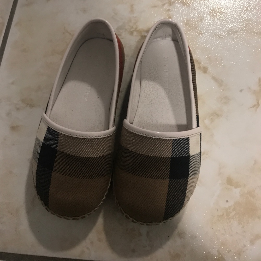 🚫SOLD🚫Toddler Girl Burberry Espadrilles