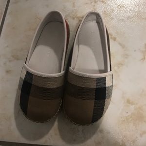 🚫SOLD🚫Toddler Girl Burberry Espadrilles
