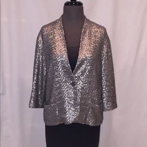 Zara Sequin Blazer