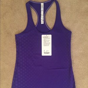 Lululemon Cool Racerback Tank Size 8, purple