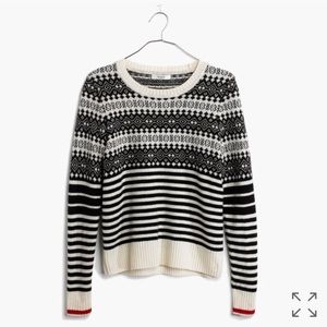 Madewell fairisle sweater