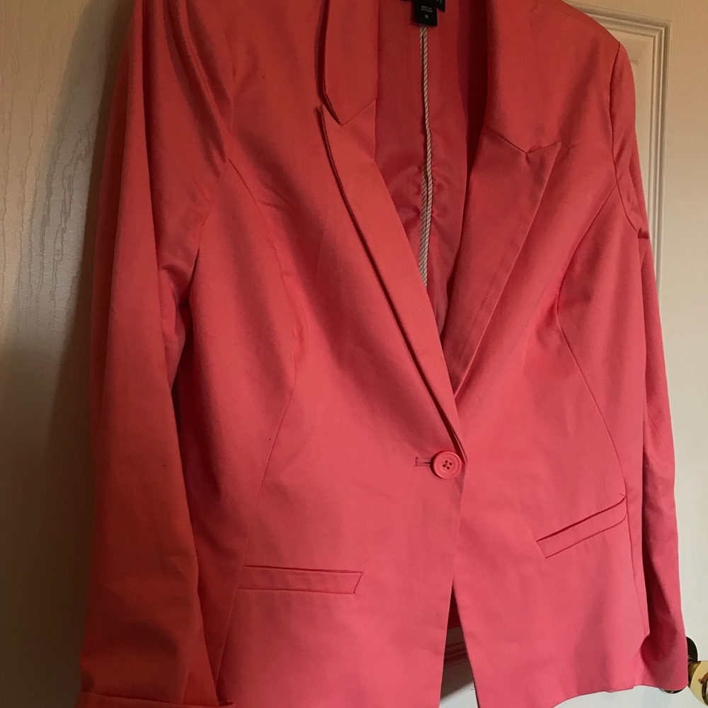 Metaphor Coral Blazer. Size 10.