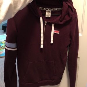 Maroon pink hoodie