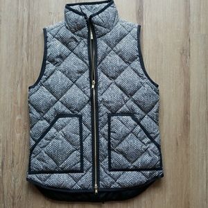 J Crew Herringbone puffer vest *make an offer*