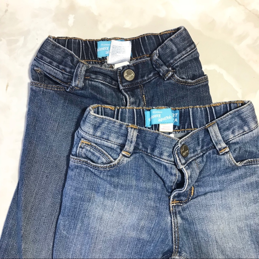 Two toddler jeans bundle by Old Navy