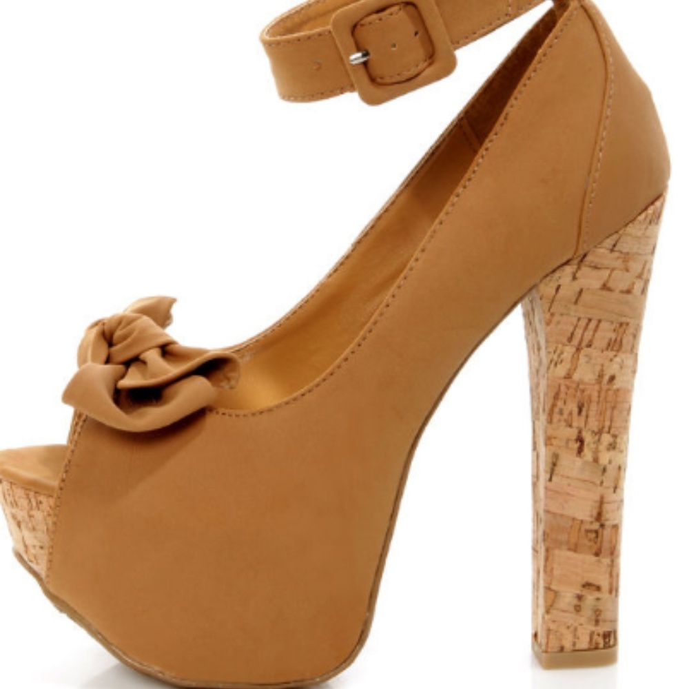 Lulus Brown Platform Pumps