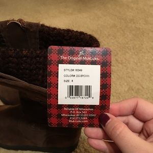 The original MukLuks brown boots! Brand new!