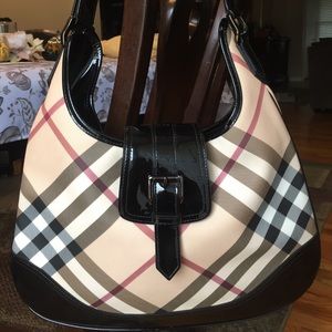 Authentic Burberry Hobo style nova bag