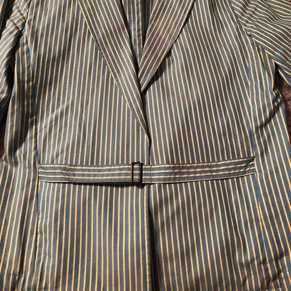 Blue Blazer with Yellow Stripes - Picture 3 of 3