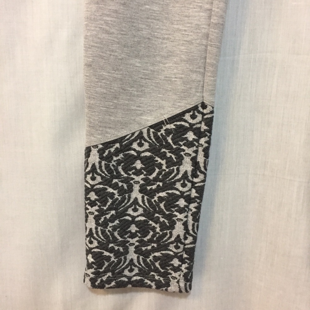 Anthropologie Pure+Good Jacquard Trim Leggings M - Picture 5 of 8