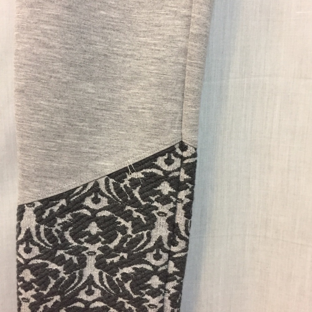 Anthropologie Pure+Good Jacquard Trim Leggings M - Picture 6 of 8