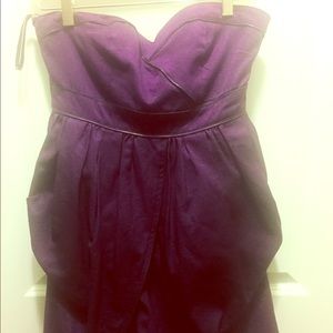 Purple mini dress