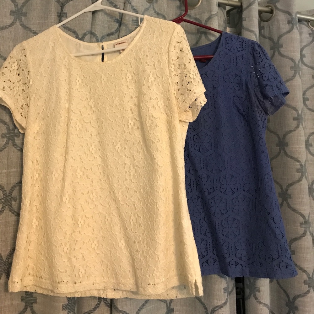 Merona lace blouses