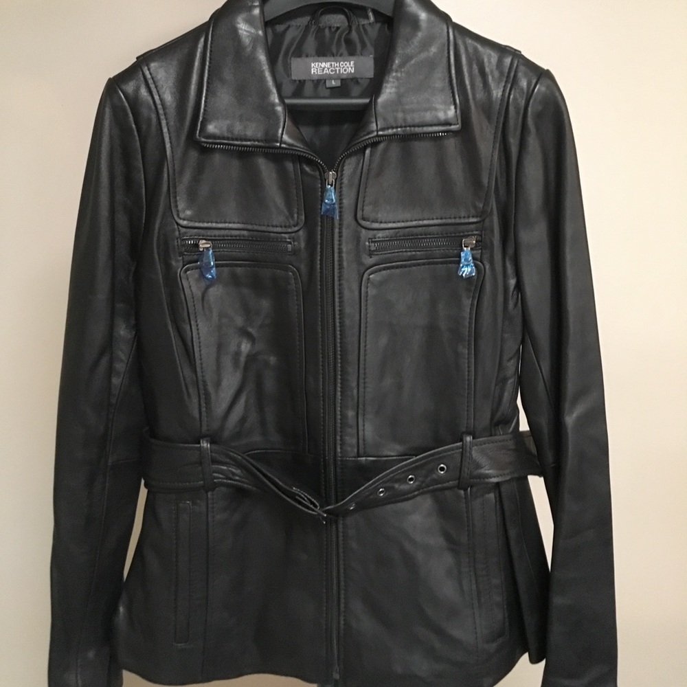 Kenneth Cole Reaction leather jacket