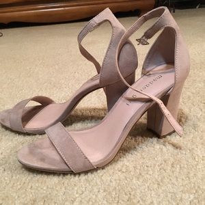 Brand new, never worn taupe heels! NWOT