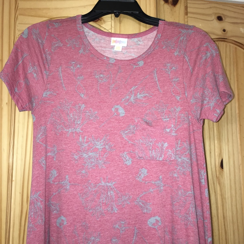 Pink and Gray LuLaRoe Carly XXS
