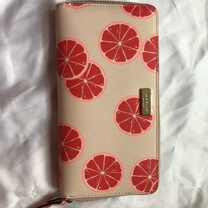 Kate spade grapefruit wallet