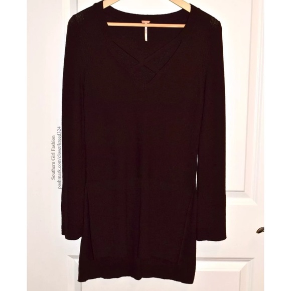 FREE PEOPLE Woven Sweater Intricate Draped Coverup - Picture 5 of 7