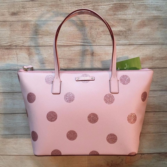 kate spade Handbags - Kate Spade New York Haven Lane Hani Pink Dot Tote