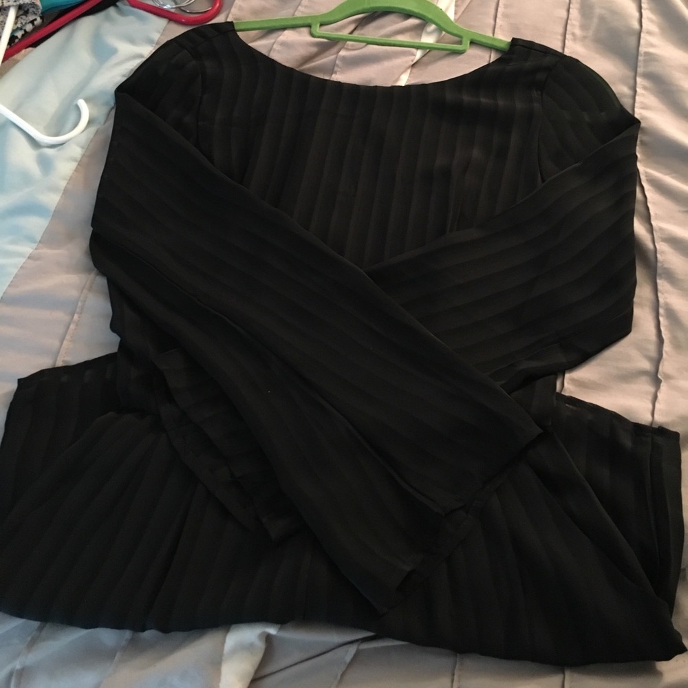 Long sleeve Black romper, S.