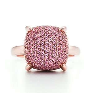SALE🎉Tiffany & Co.Rose Gold & Pink Sapphire Ring