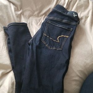 Womens american eagle jeggings size 4 short