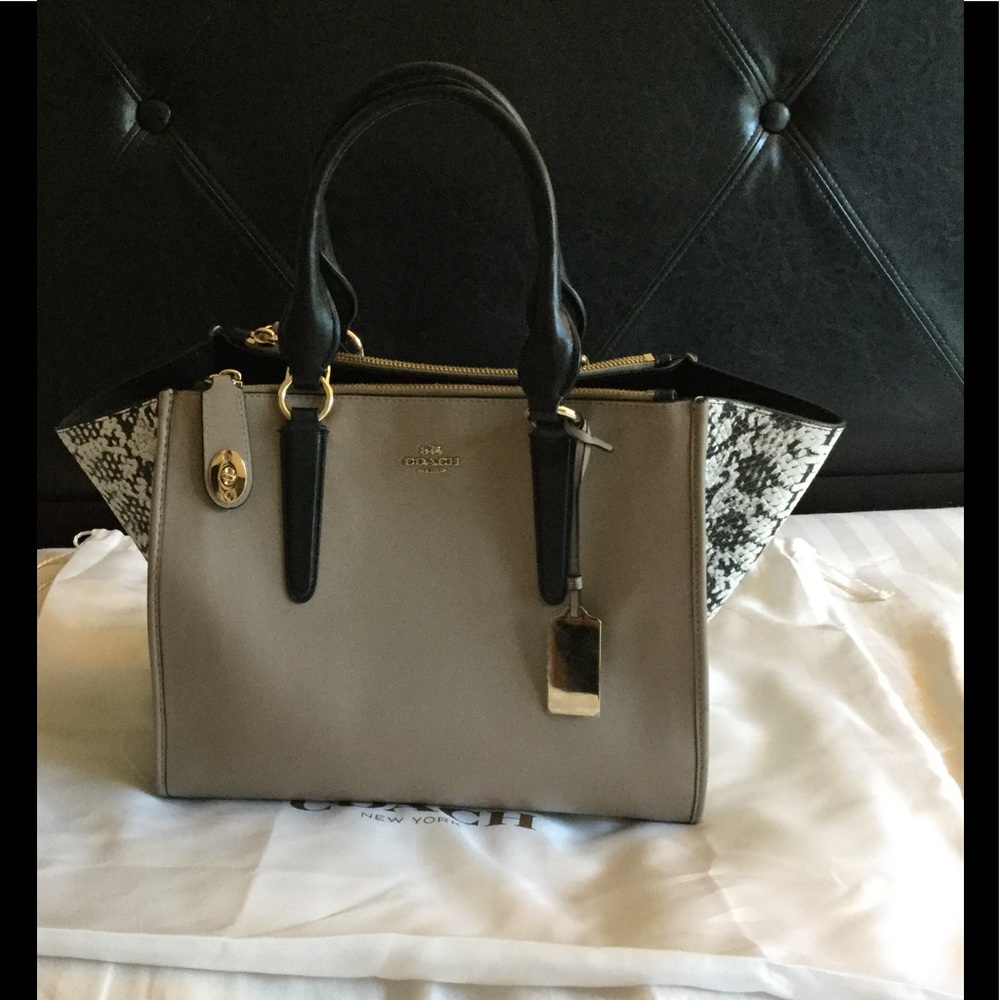 Coach Python Exotic Crosby