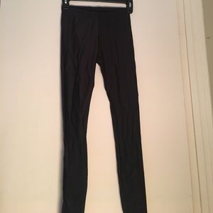 Black Shiney American Apparel leggings