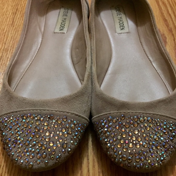 STEVE MADDEN sparkle toe flats 8.5 - Picture 2 of 5