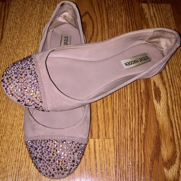 STEVE MADDEN sparkle toe flats 8.5 - Picture 3 of 5