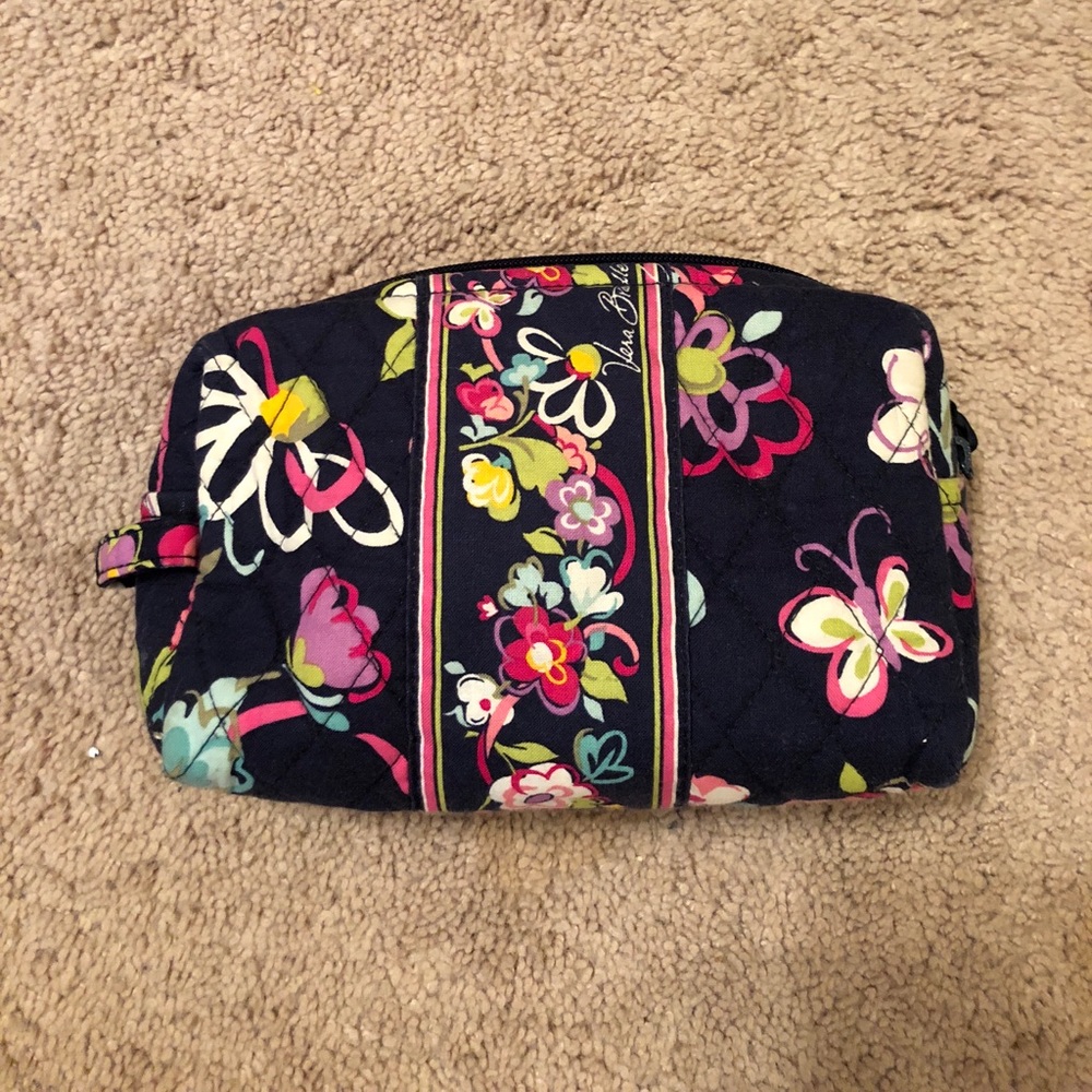 Vera Bradley Ribbons Medium Lined Cosmetic Bag
