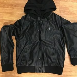 Obey Faux Leather Jacket