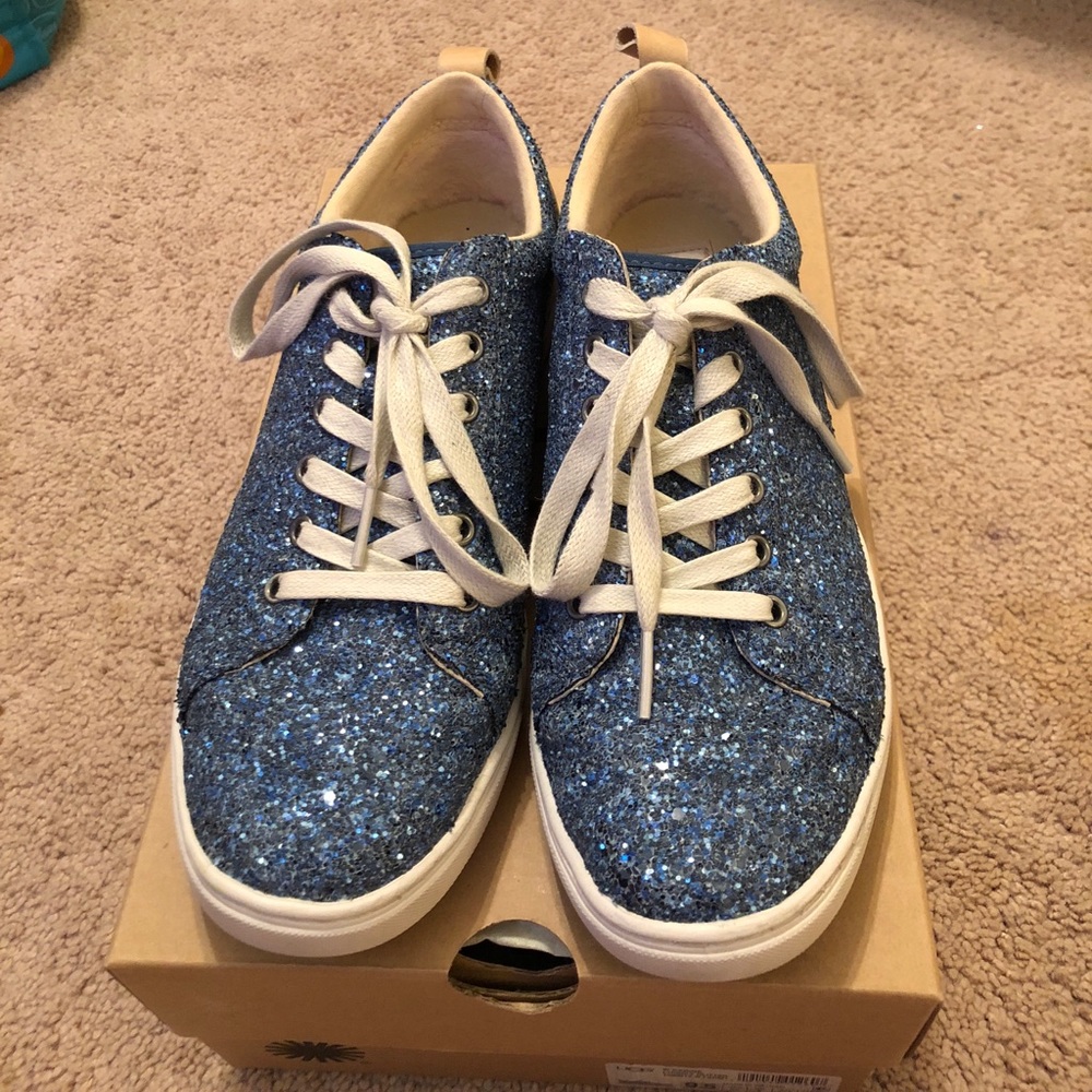 UGG Karine Chunky Glitter Blue 9.5