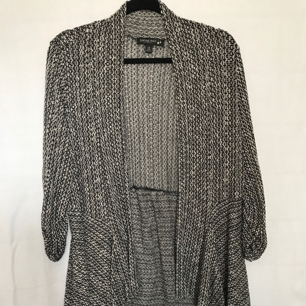 Lightweight open front cardigan