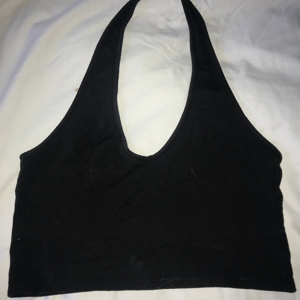 Brandy Melville Black Halter Top