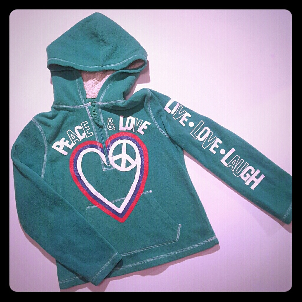 Girls fleece hoodie.
