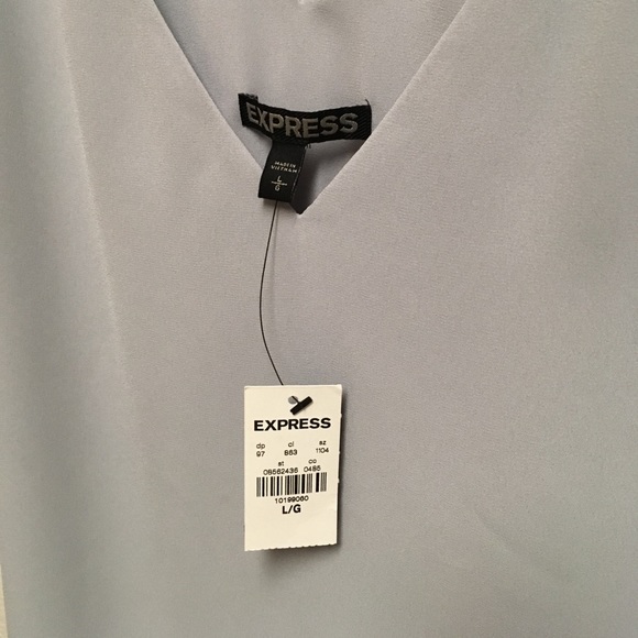 Top,sleeveless,grey,size-L/G, v-neck - Picture 6 of 6